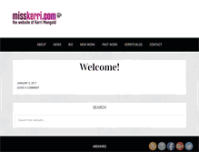 Tablet Screenshot of misskerri.com